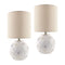 Modern European furniture - Textured Round Base Table Lamps (2) - www.oroa.com