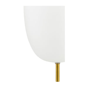   Modern European furniture - 3-Light White Glass Chandelier - www.oroa.com | Oroa.com