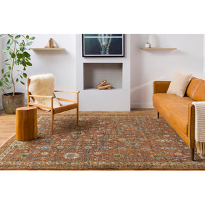   Hand-Knotted Fringed Wool Carpet | Oroa.com