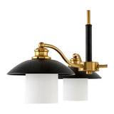 Modern European furniture - Black Iron 3-Light Chandelier - www.oroa.com