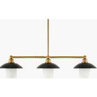 Modern European furniture - Black Iron 3-Light Chandelier - www.oroa.com