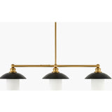 Modern European furniture - Black Iron 3-Light Chandelier - www.oroa.com