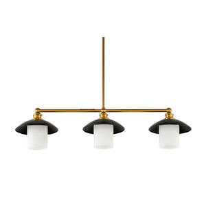   Modern European furniture - Black Iron 3-Light Chandelier - www.oroa.com | Oroa.com