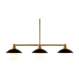 Modern European furniture - Black Iron 3-Light Chandelier - www.oroa.com