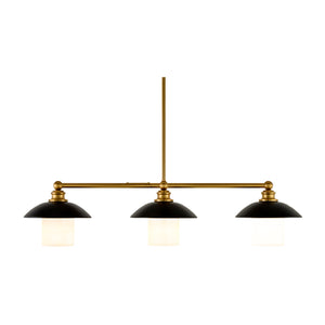  Modern European furniture - Black Iron 3-Light Chandelier - www.oroa.com | Oroa.com