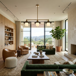   Modern European furniture - Black Iron 3-Light Chandelier - www.oroa.com | Oroa.com