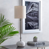 Modern European furniture - White Linen Floor Lamp - www.oroa.com