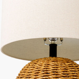  Modern European furniture - Natural Beige Seagrass Table Lamp - www.oroa.com | Oroa.com