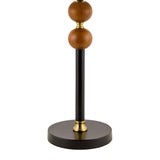 Modern European furniture - Beige Linen Rubberwood Table Lamp - www.oroa.com