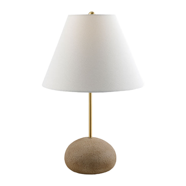 Modern European furniture - White Cotton Shade Table Lamp - www.oroa.com