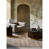 Modern European furniture - White Cotton Shade Table Lamp - www.oroa.com