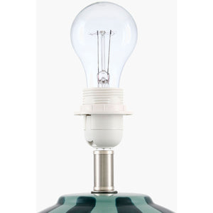   Modern European furniture - Lined Round Ceramic Table Lamp - www.oroa.com | Oroa.com