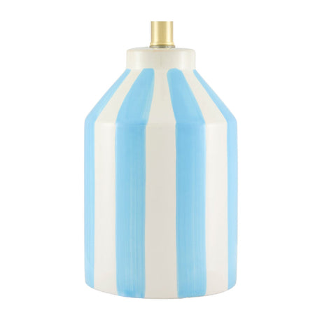Modern European furniture - Vertical Lined Ceramic Table Lamp - www.oroa.com