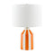 Modern European furniture - Vertical Lined Ceramic Table Lamp - www.oroa.com
