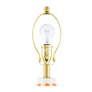   Modern European furniture - Vertical Lined Ceramic Table Lamp - www.oroa.com | Oroa.com