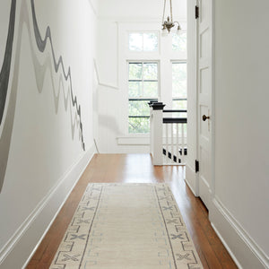   Cream Wool Blend Table Runner | Oroa.com