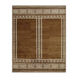 Modern European furniture - Brown Wool Blend Printed Carpet - www.oroa.com