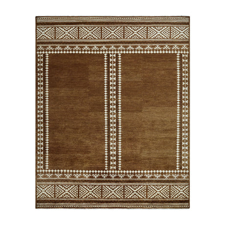   Modern European furniture - Brown Wool Blend Printed Carpet - www.oroa.com | Oroa.com