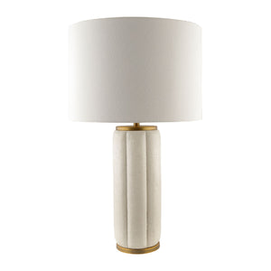   Modern European furniture - Modern White Linen Table Lamp - www.oroa.com | Oroa.com