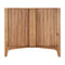 Modern European furniture - Reeded Mango Wood Cabinet - www.oroa.com