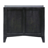 Modern European furniture - Reeded Mango Wood Cabinet - www.oroa.com