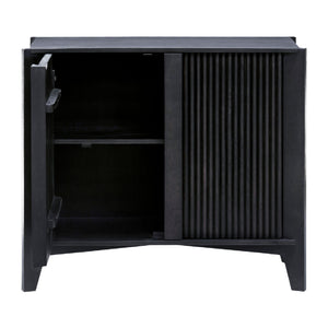   Modern European furniture - Reeded Mango Wood Cabinet - www.oroa.com | Oroa.com