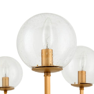   Modern European furniture - 5-Light Clear Glass Chandelier - www.oroa.com | Oroa.com