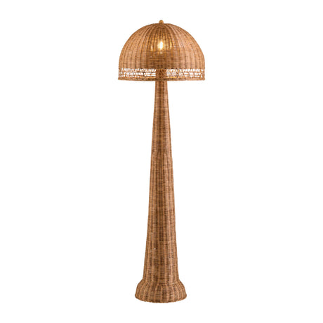   Modern European furniture - Natural Rattan Dome Floor Lamp - www.oroa.com | Oroa.com