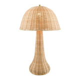 Modern European furniture - Domed Rattan Table Lamp - www.oroa.com