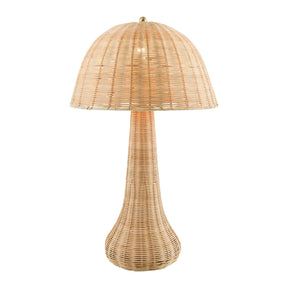 Modern European furniture - Domed Rattan Table Lamp - www.oroa.com