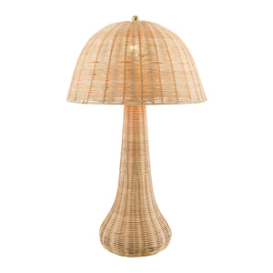  Modern European furniture - Domed Rattan Table Lamp - www.oroa.com | Oroa.com