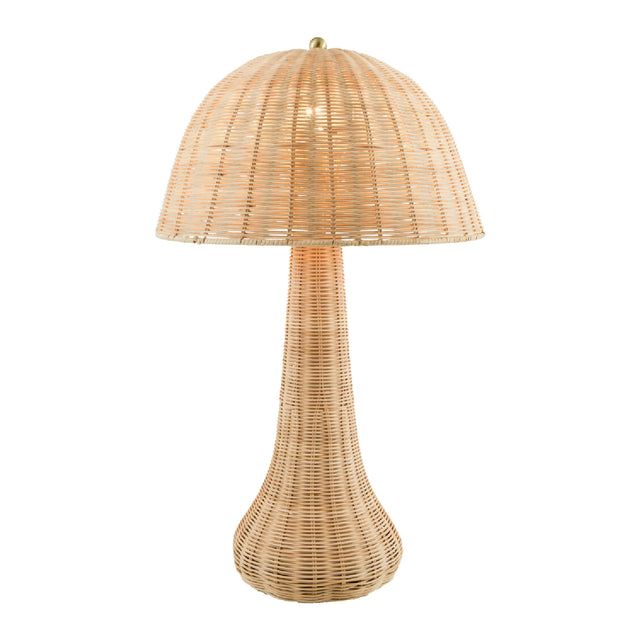 Modern European furniture - Domed Rattan Table Lamp - www.oroa.com