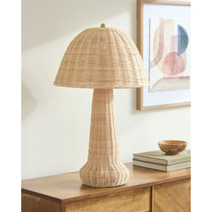   Modern European furniture - Domed Rattan Table Lamp - www.oroa.com | Oroa.com