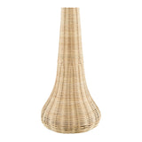 Modern European furniture - Domed Rattan Table Lamp - www.oroa.com