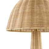 Modern European furniture - Domed Rattan Table Lamp - www.oroa.com