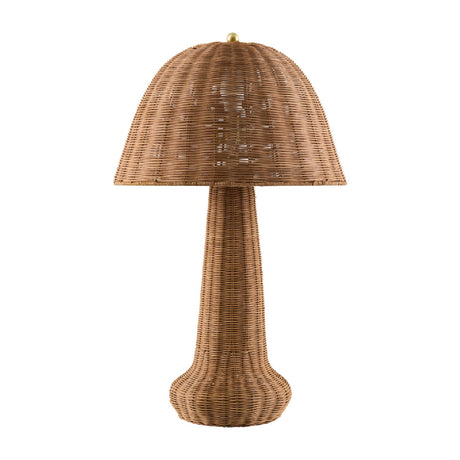 Modern European furniture - Domed Rattan Table Lamp - www.oroa.com