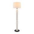 Modern European furniture - Lacquered White Accent Floor Lamp - www.oroa.com
