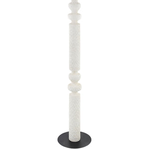   Modern European furniture - Lacquered White Accent Floor Lamp - www.oroa.com | Oroa.com