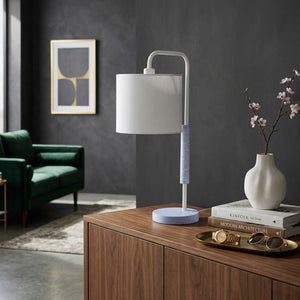   Modern European furniture - Gooseneck Linen Accent Table Lamp - www.oroa.com | Oroa.com