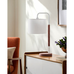   Modern European furniture - Gooseneck Linen Accent Table Lamp - www.oroa.com | Oroa.com