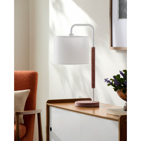 Modern European furniture - Gooseneck Linen Accent Table Lamp - www.oroa.com