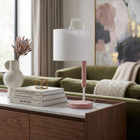   Modern European furniture - Gooseneck Linen Accent Table Lamp - www.oroa.com | Oroa.com