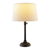 Modern European furniture - Iron Base Linen Table Lamp - www.oroa.com
