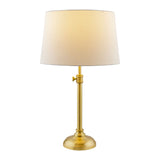 Modern European furniture - Iron Base Linen Table Lamp - www.oroa.com