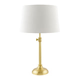 Modern European furniture - Iron Base Linen Table Lamp - www.oroa.com