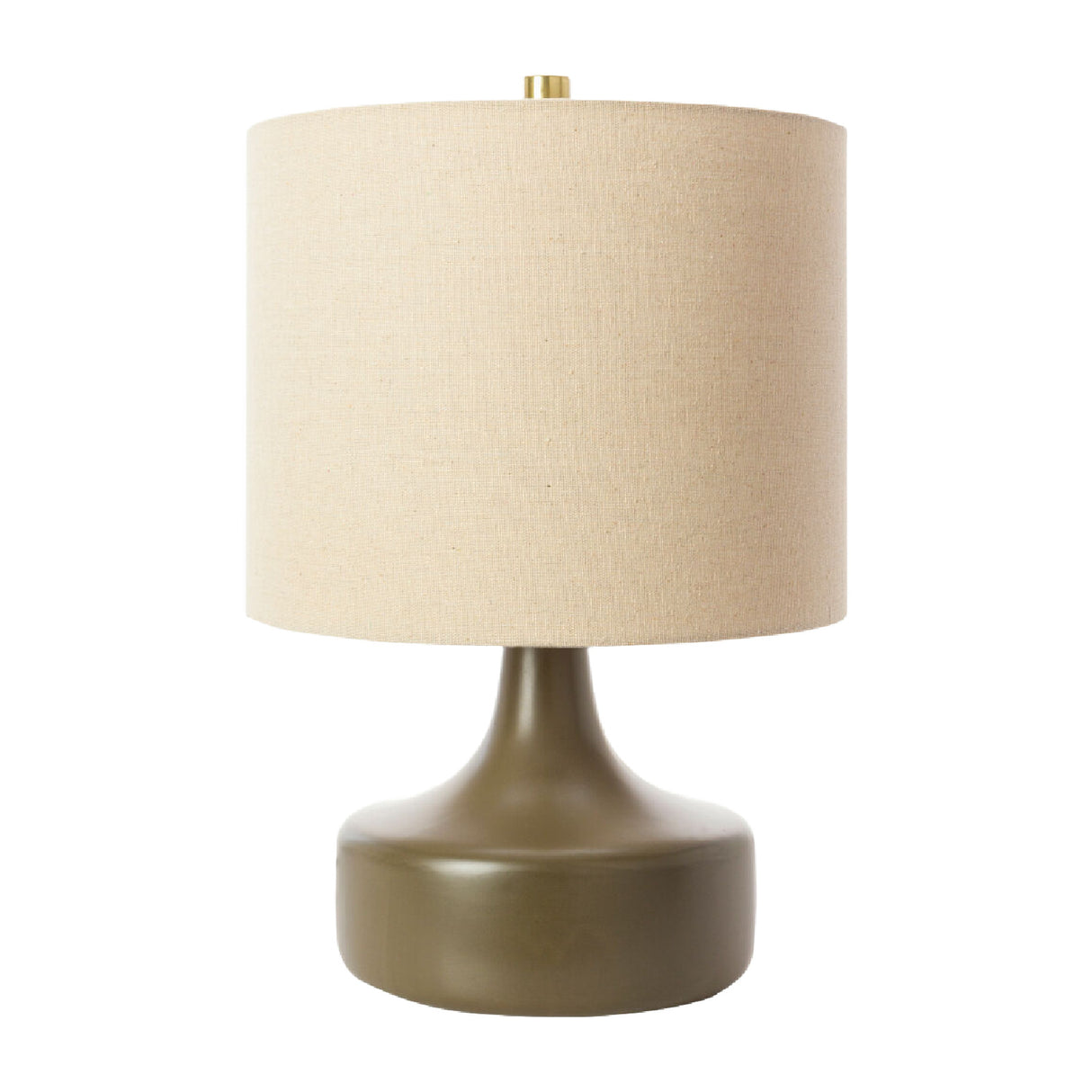   Modern European furniture - Drum Linen Ceramic Table Lamp - www.oroa.com | Oroa.com