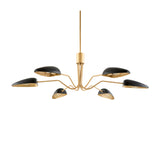 Modern European furniture - Painted Gold 6-Light Chandelier - www.oroa.com