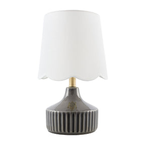 Modern European furniture - Scalloped Jute Table Lamp - www.oroa.com