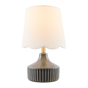   Modern European furniture - Scalloped Jute Table Lamp - www.oroa.com | Oroa.com