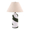 Modern European furniture - Painted Two-Toned Table Lamp - www.oroa.com